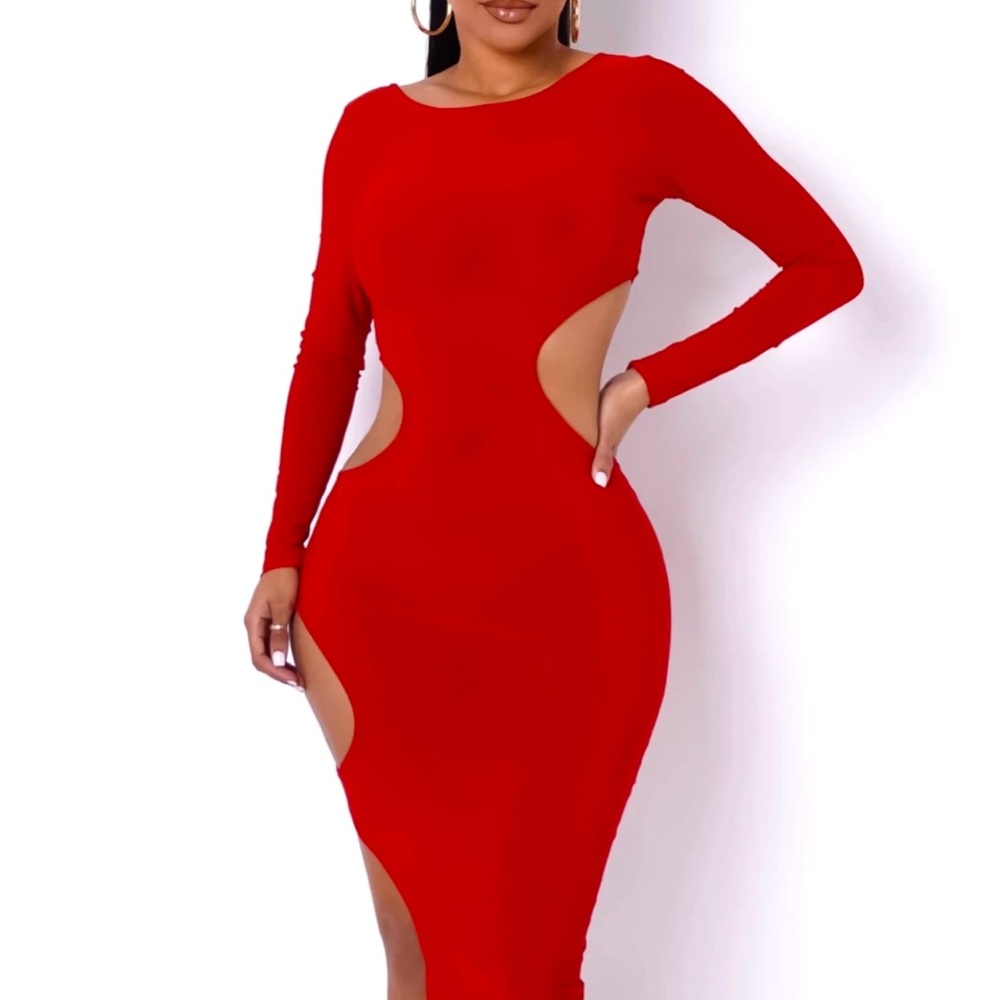 Sexy red dress size Large